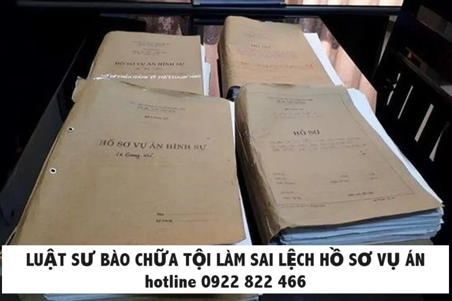 Tội làm sai lệch hồ sơ vụ án, vụ việc 1 toi lam sai lech ho so vu an vu viec